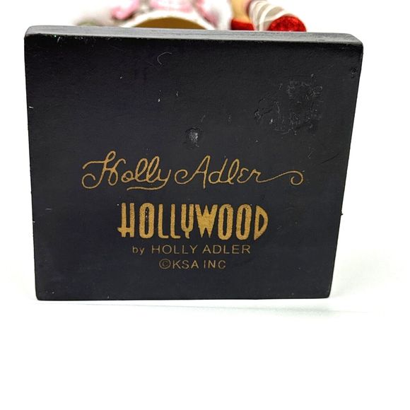 Holly Adler Hollywood Gingerbread Kisses Wooden Chef Christmas Nutcracker 17” - Picture 5 of 10